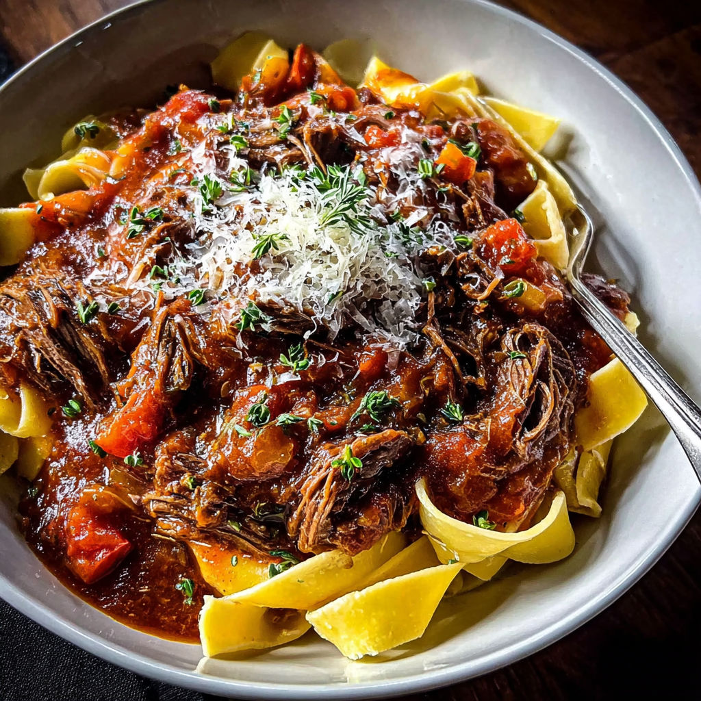 A bowl of food with pasta and meat.