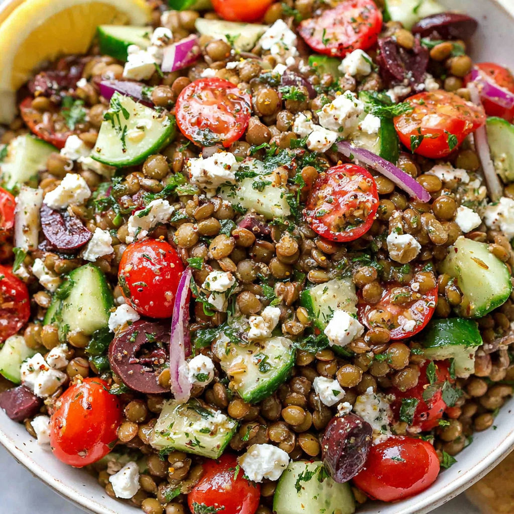 A bowl of vegetables including tomatoes, cucumbers, and beans.