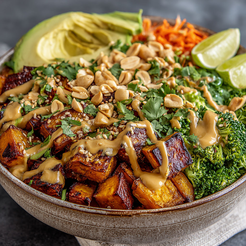 A bowl of food with a variety of ingredients.