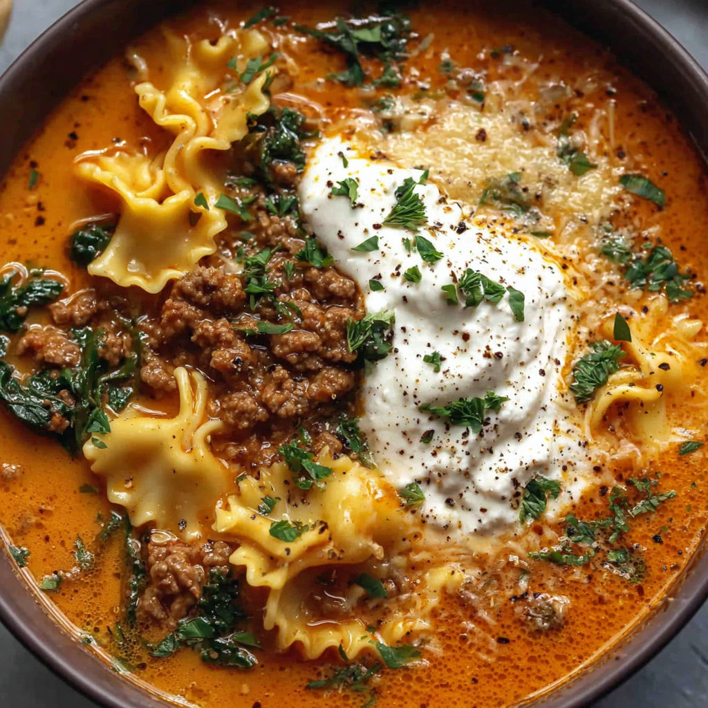 A bowl of pasta with white sauce and cheese.