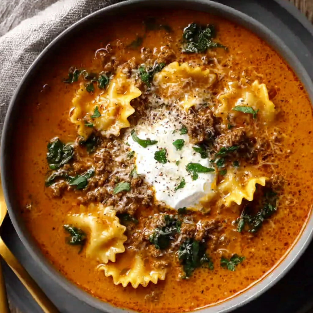 A bowl of pasta with sauce and cheese.