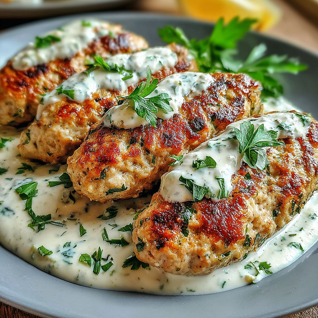 Chicken Kofta with Garlic Yogurt Sauce Recipe: A Must-Try!.