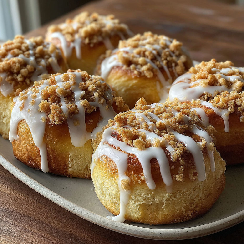 A plate of donuts with white icing and sprinkles.