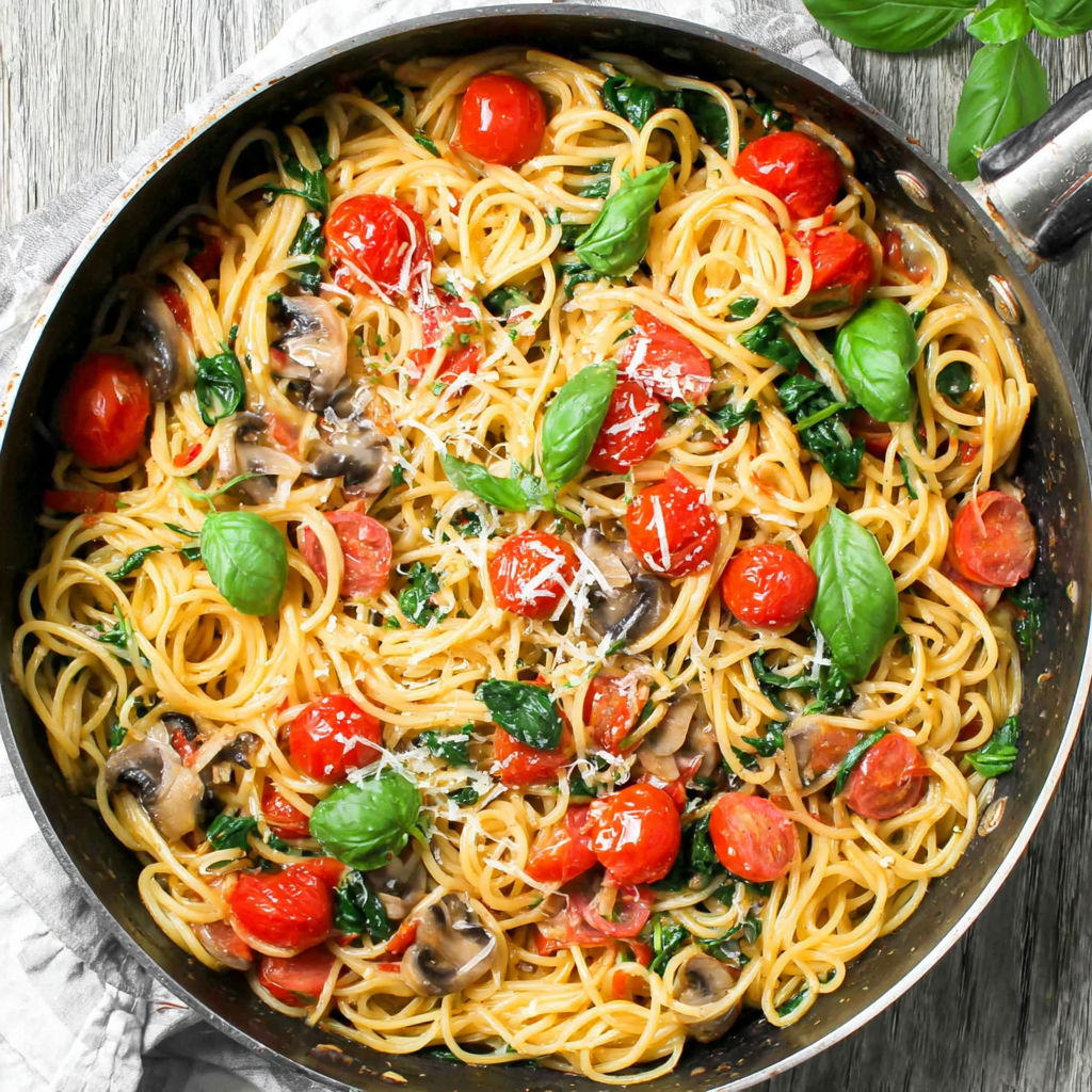 A delicious one pan pasta recipe.