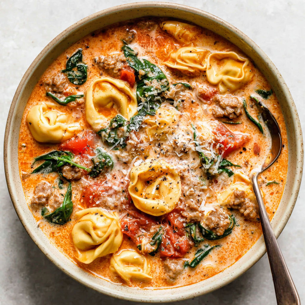 A bowl of soup with pasta and meat.