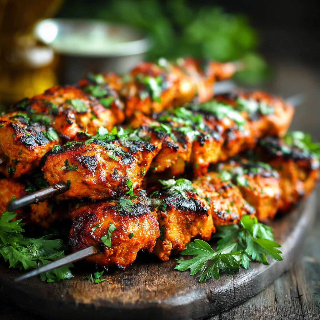 Chicken Tikka Kebab Recipe.