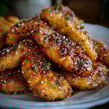 Air fryer honey butter garlic chicken tenders.