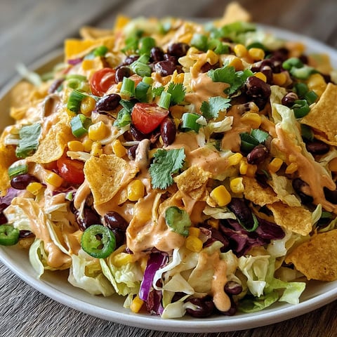 A plate of Frito Cowboy Cabbage Salad.