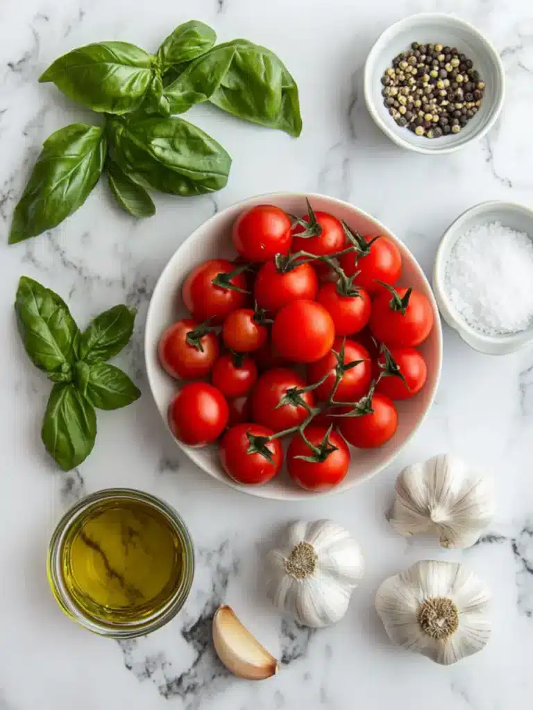 blistered tomatoes