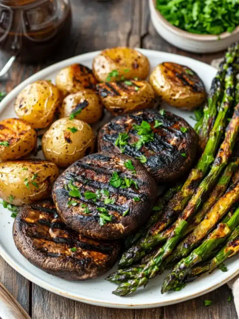 how to prepare portobello mushrooms for steak