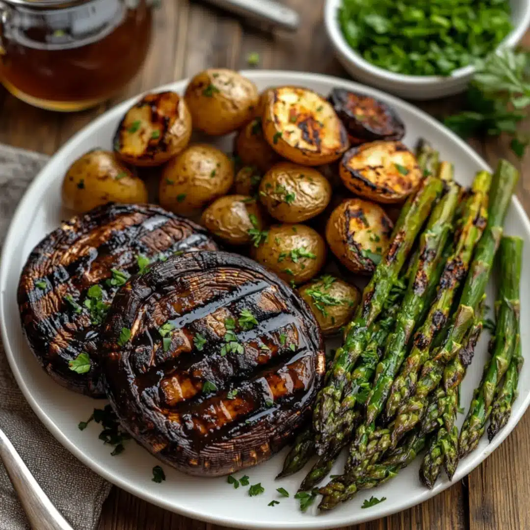 how to prepare portobello mushrooms for steak