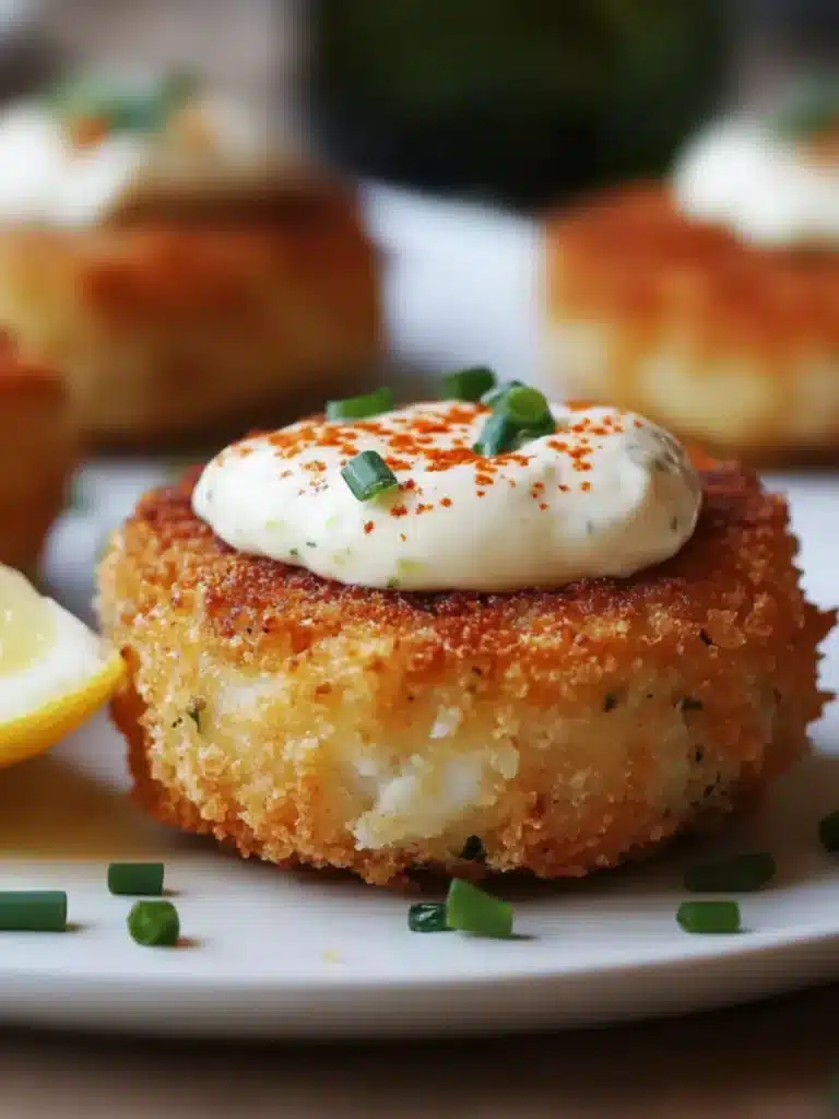 vegetarian crab cakes 1